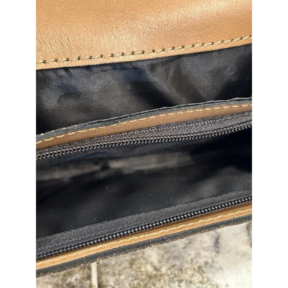 Patricia Nash Olmetta Leather Wallet Bifold Buckskin Color